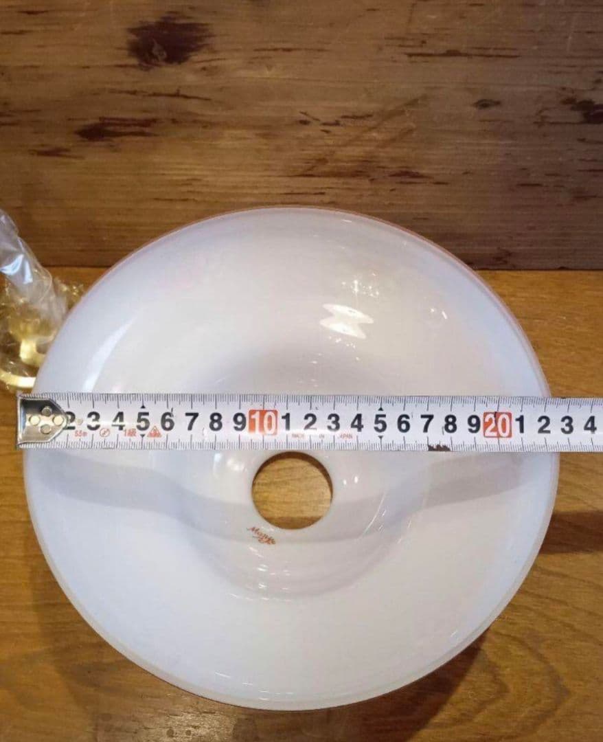 超希少　マニー　ロココ　ガラスシェード　シェード用灯具付き