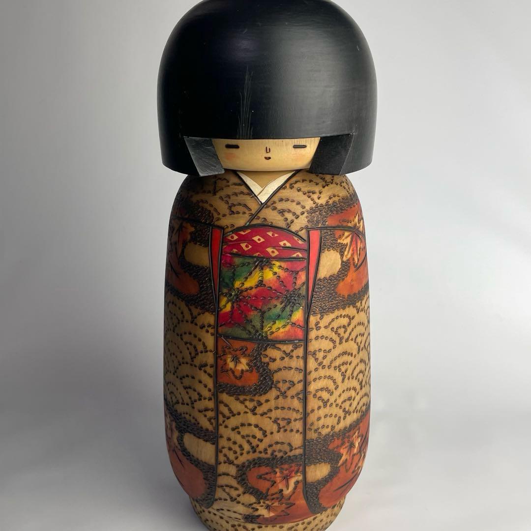 希少 小林伊之助 伊之助 作 創作こけし 郷土玩具