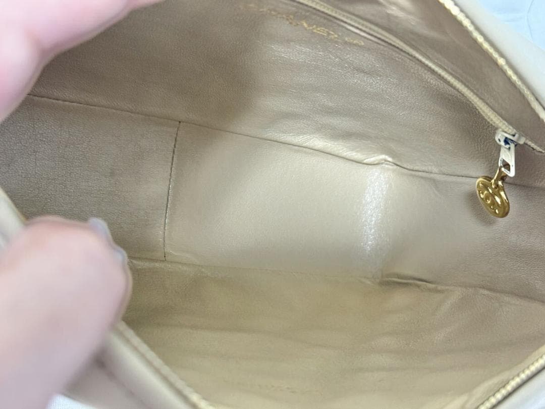 お買い得 CHANEL マトラッセ フリンジ ラムスキン シールあり