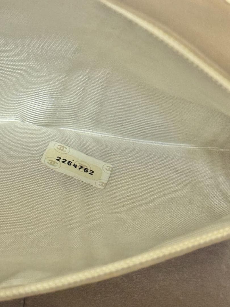 お買い得 CHANEL マトラッセ フリンジ ラムスキン シールあり