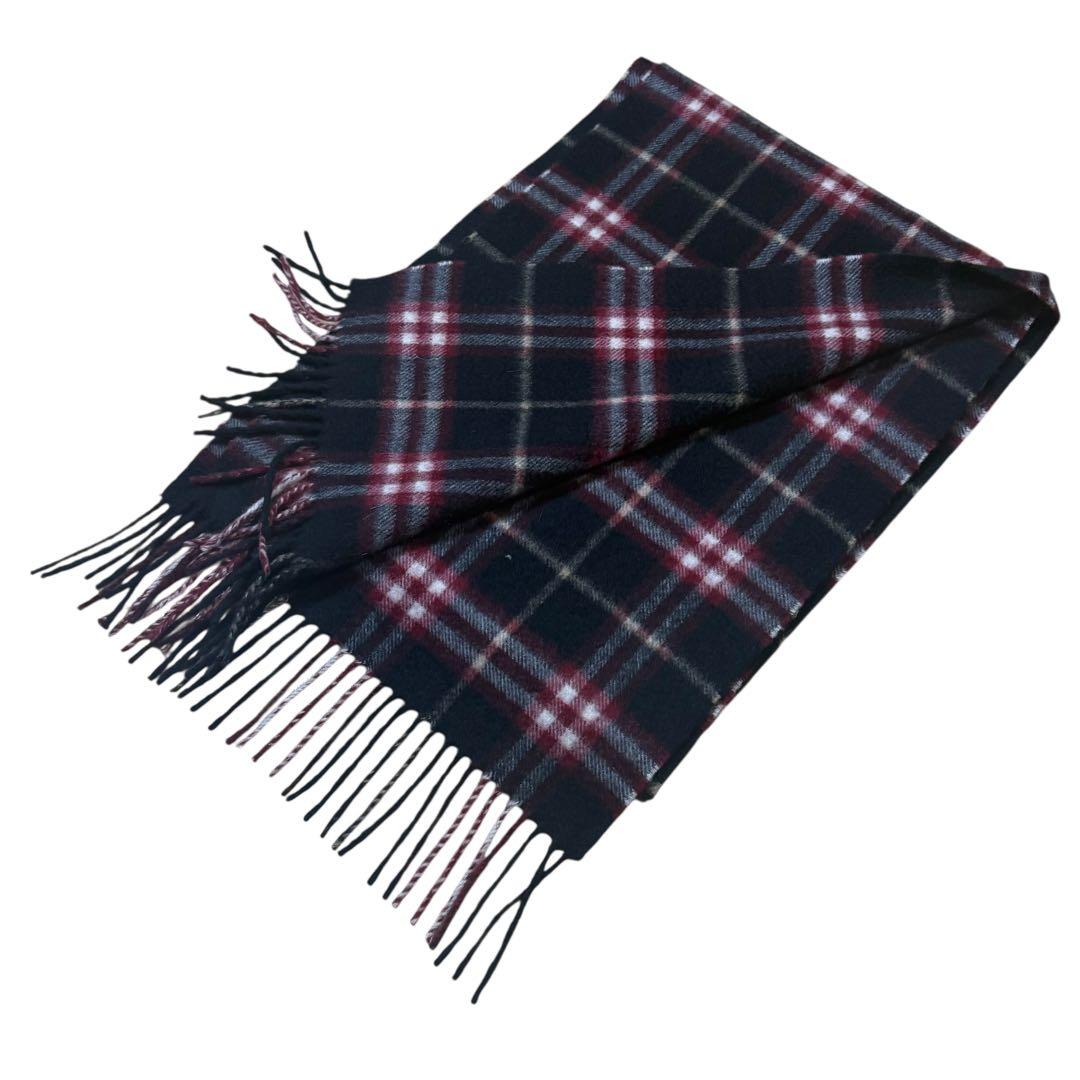 美品 希少カラー　BURBERRY バーバリー カシミヤ100% マフラー