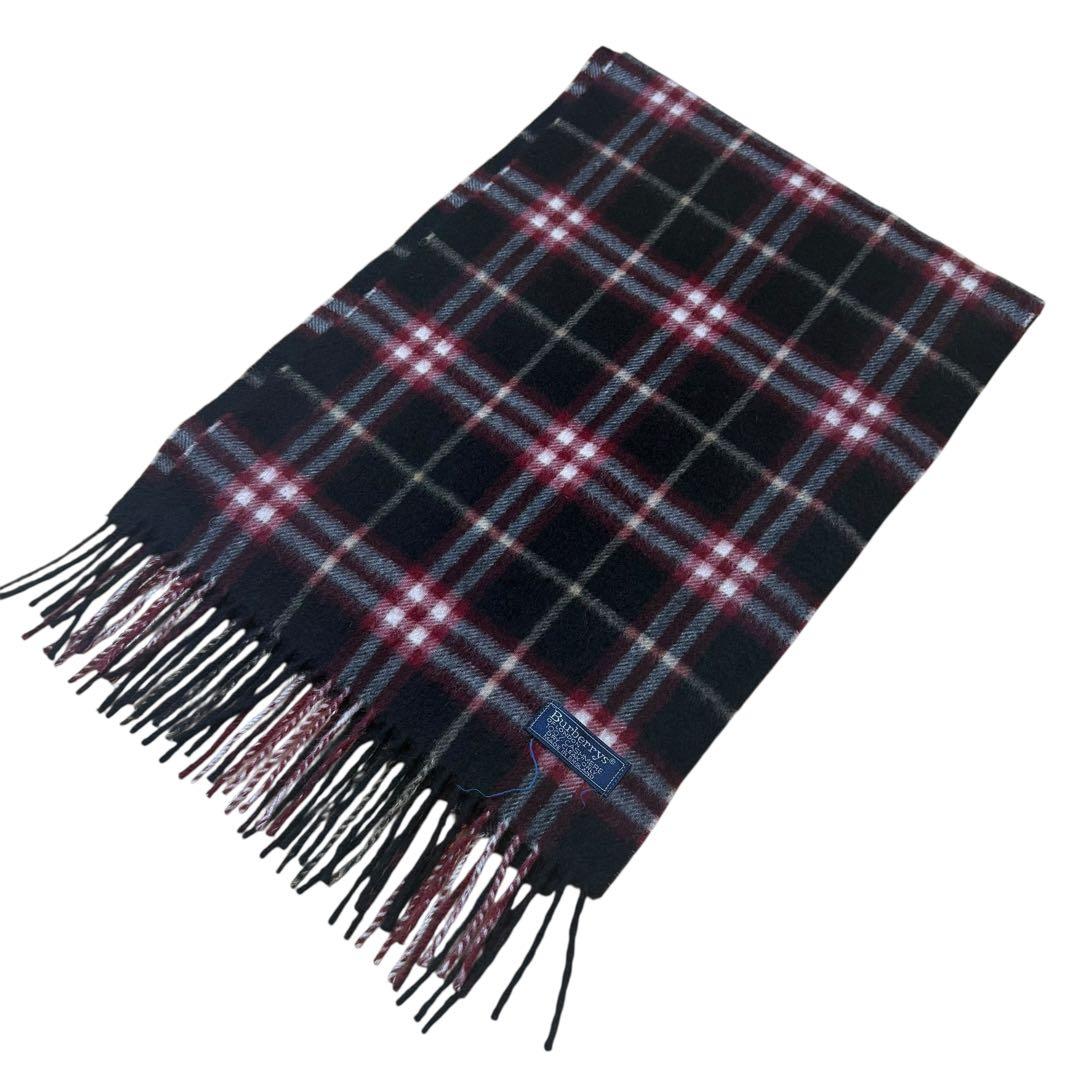 美品 希少カラー　BURBERRY バーバリー カシミヤ100% マフラー