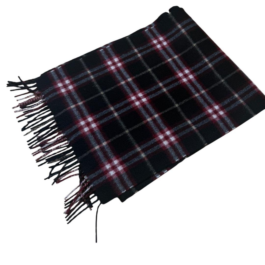 美品 希少カラー　BURBERRY バーバリー カシミヤ100% マフラー