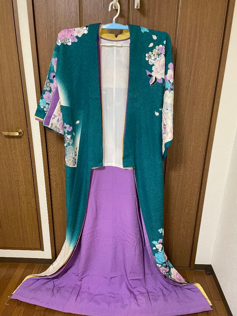 大衆演劇女形(裾ひき正絹)帯付き