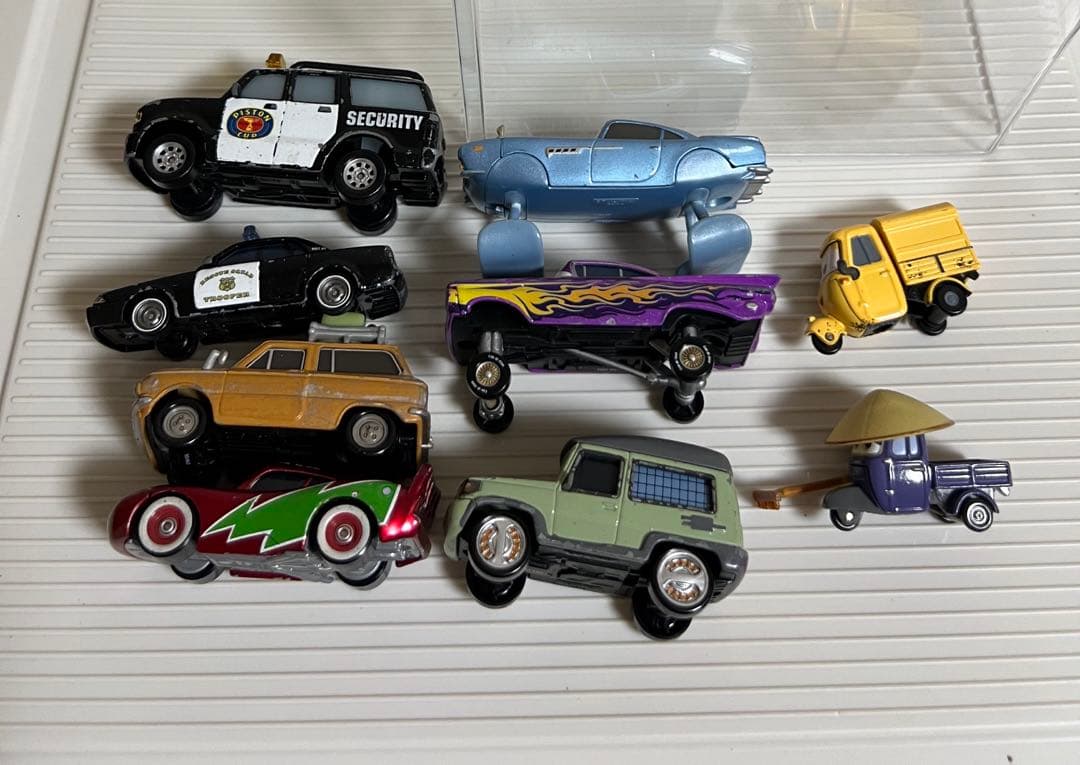 カーズ、ミニカー、マテル（フィンマック水走行タイプ、傘）