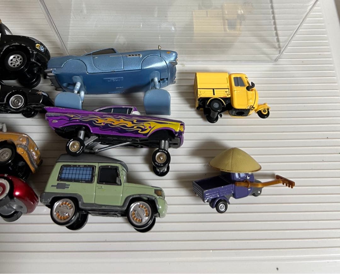 カーズ、ミニカー、マテル（フィンマック水走行タイプ、傘）