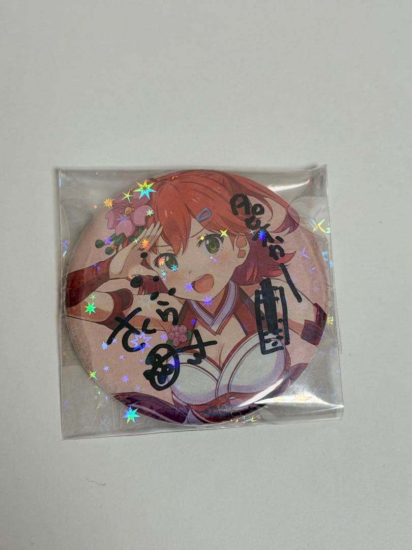 ホロライブ さくらみこ C96 直筆サイン入り缶バッジ