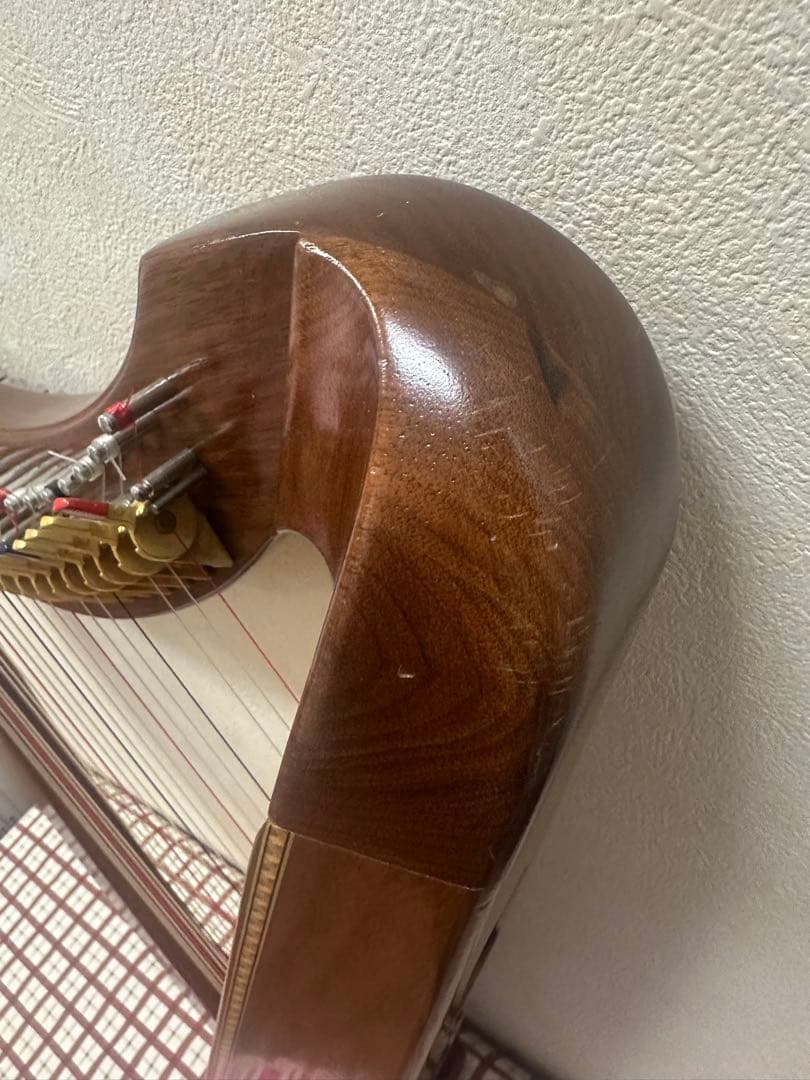 最終値下げ　木製ハープ アオヤマ　25弦　AOYAMA