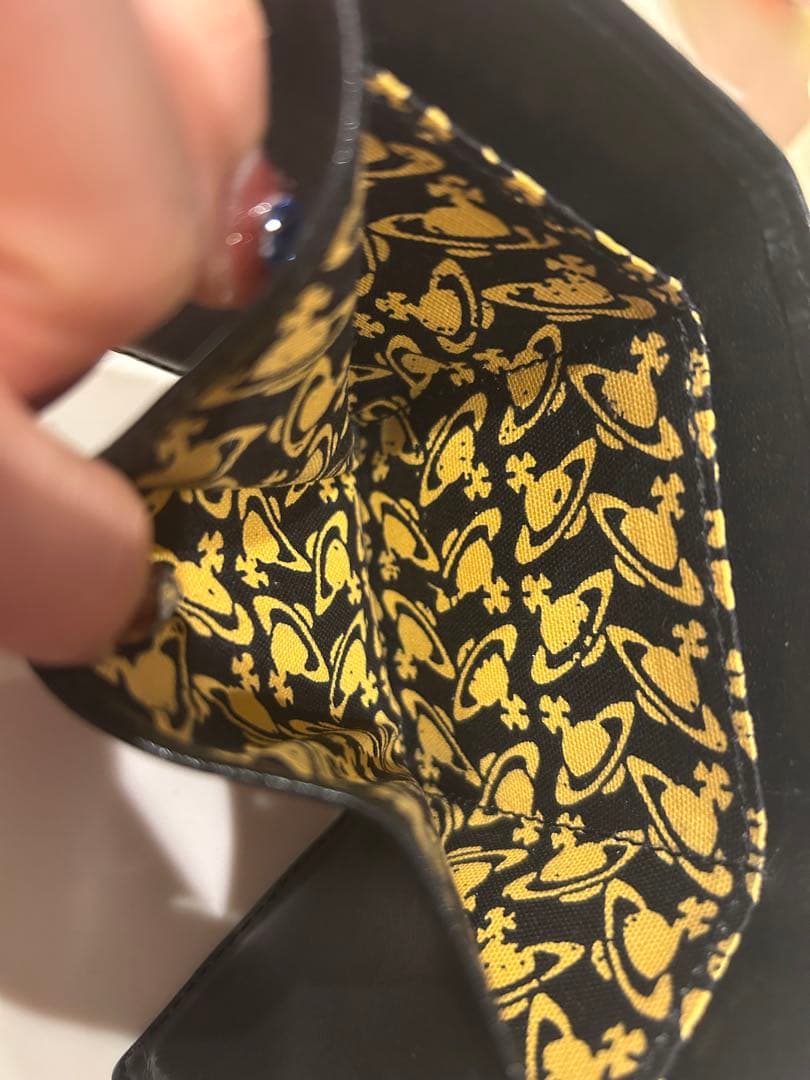 ヴィヴィアン 三つ折り財布 コンパクト財布 ブラック