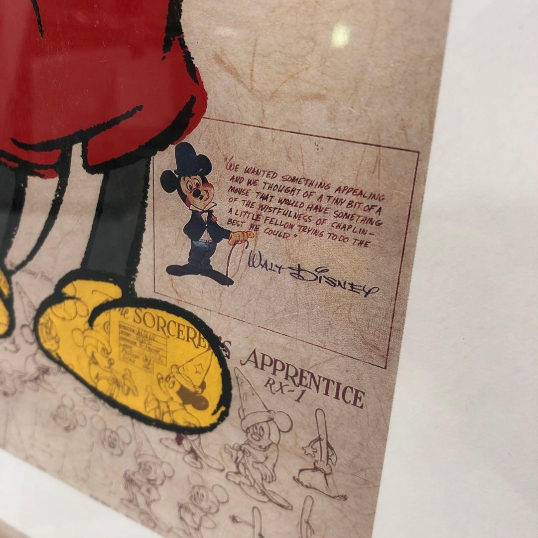 M4026 ミッキーマウス 生誕70周年記念アートフレーム　シリアルナンバー入り