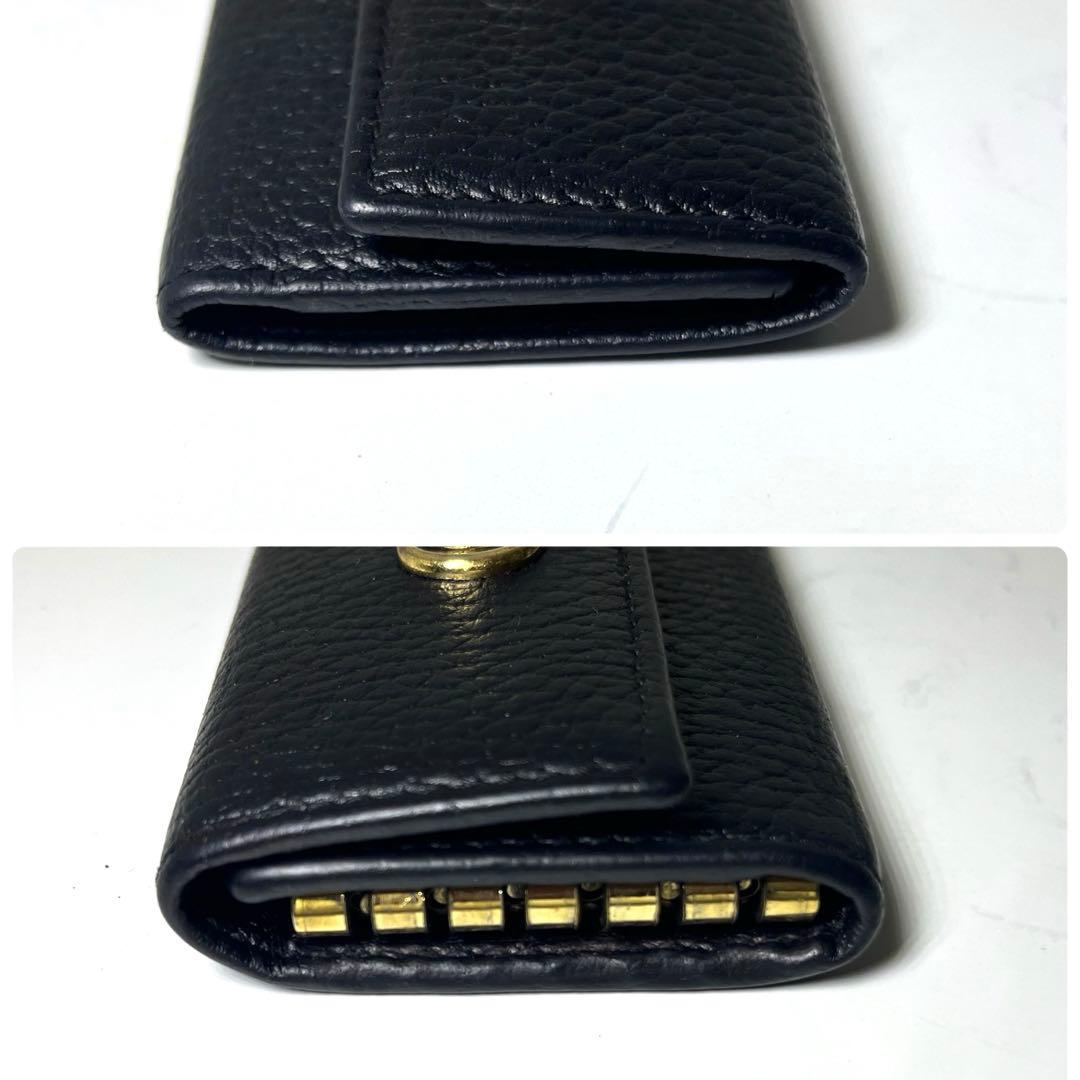 専用　GUCCI 6連キーケース キーケース マーモント GGスプリーム　シボ