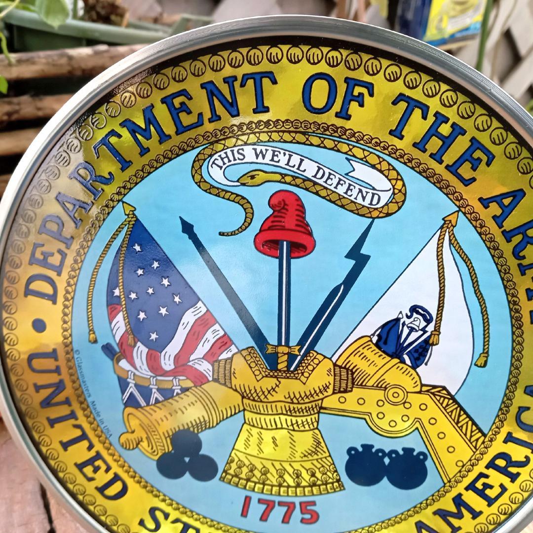 新品アメリカ陸軍省 エンブレム ステンドグラス グラスマスターズ社