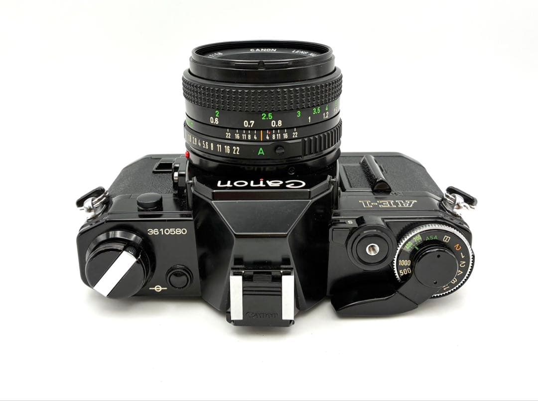 【完動品】CANON AE-1 ブラックボディー FD 50mm F1.8