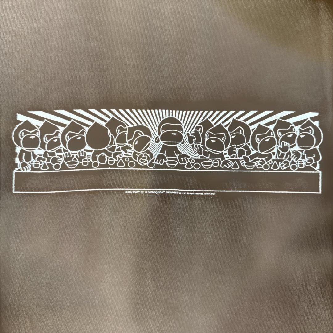 BAPE ブラウン Tシャツ 最後の晩餐