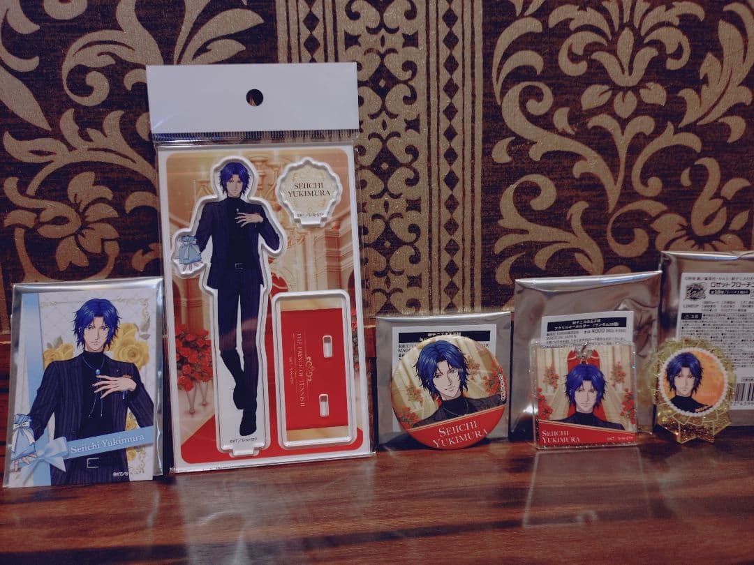 新テニスの王子様　イオン　幸村　アクリルスタンド　缶バッジ　ロゼット