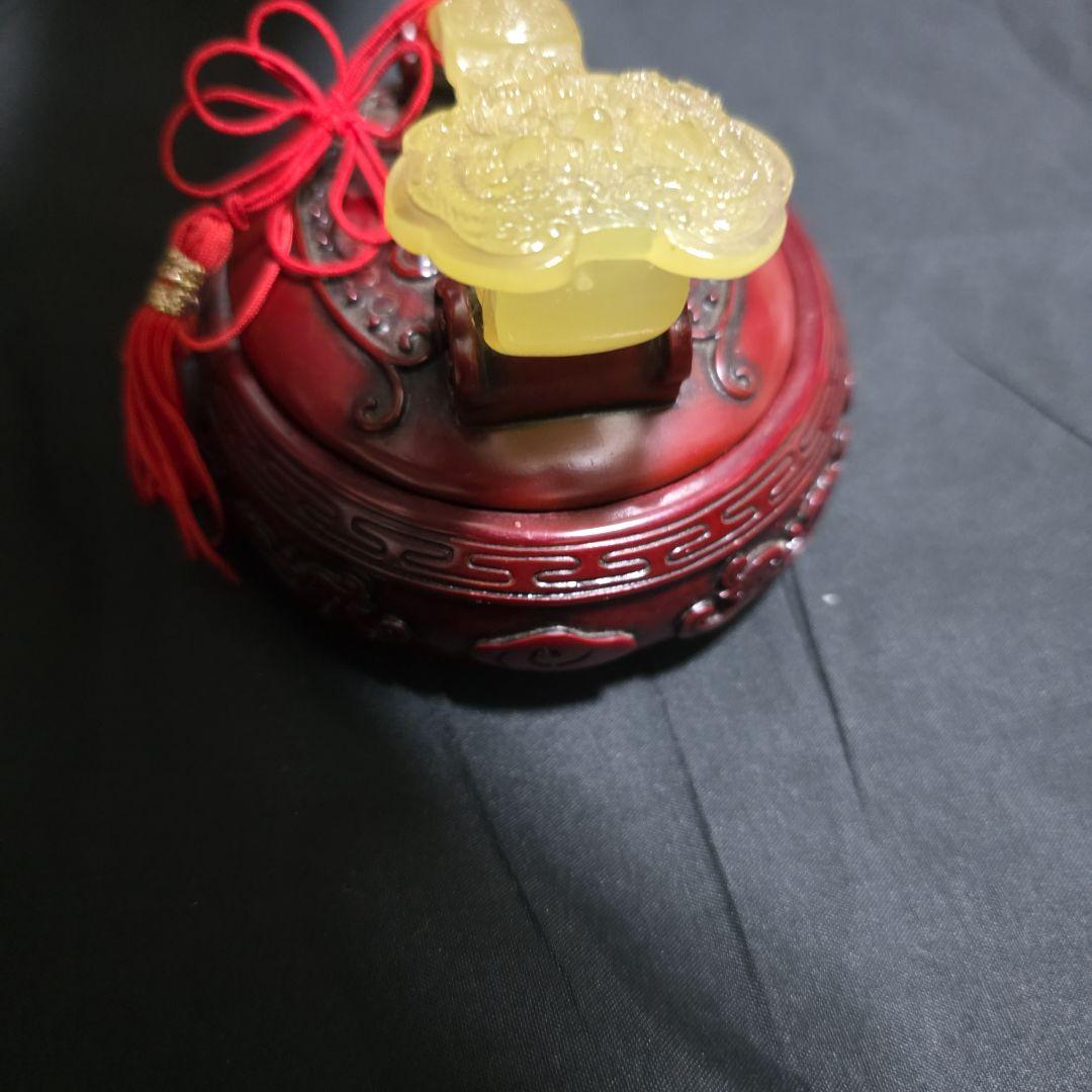 清時代　骨董品　朱肉