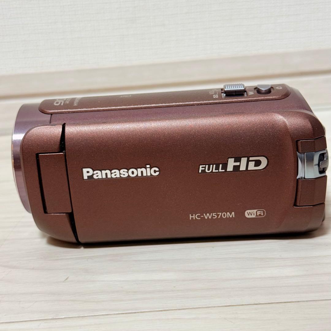 【極美品】Panasonic HDビデオカメラ HC-W570M ブラウン