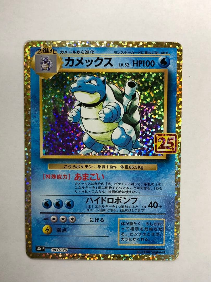 リザードン カメックス フシギバナ 25th ANNIVERSARY