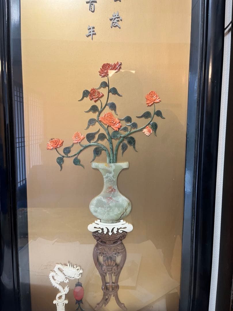 花と植物の装飾パーテーション