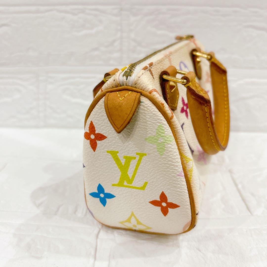 Louis Vuitton スピーディーミニ　 ホワイト/マルチカラー