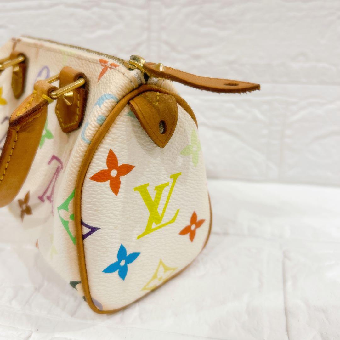 Louis Vuitton スピーディーミニ　 ホワイト/マルチカラー