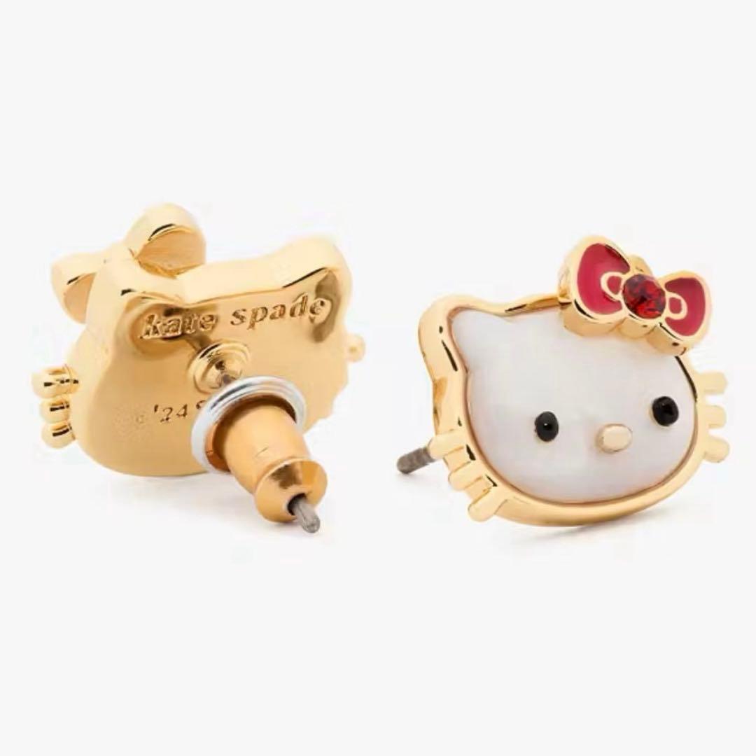 【完売品】ケイトスペード　ハローキティ ピアス