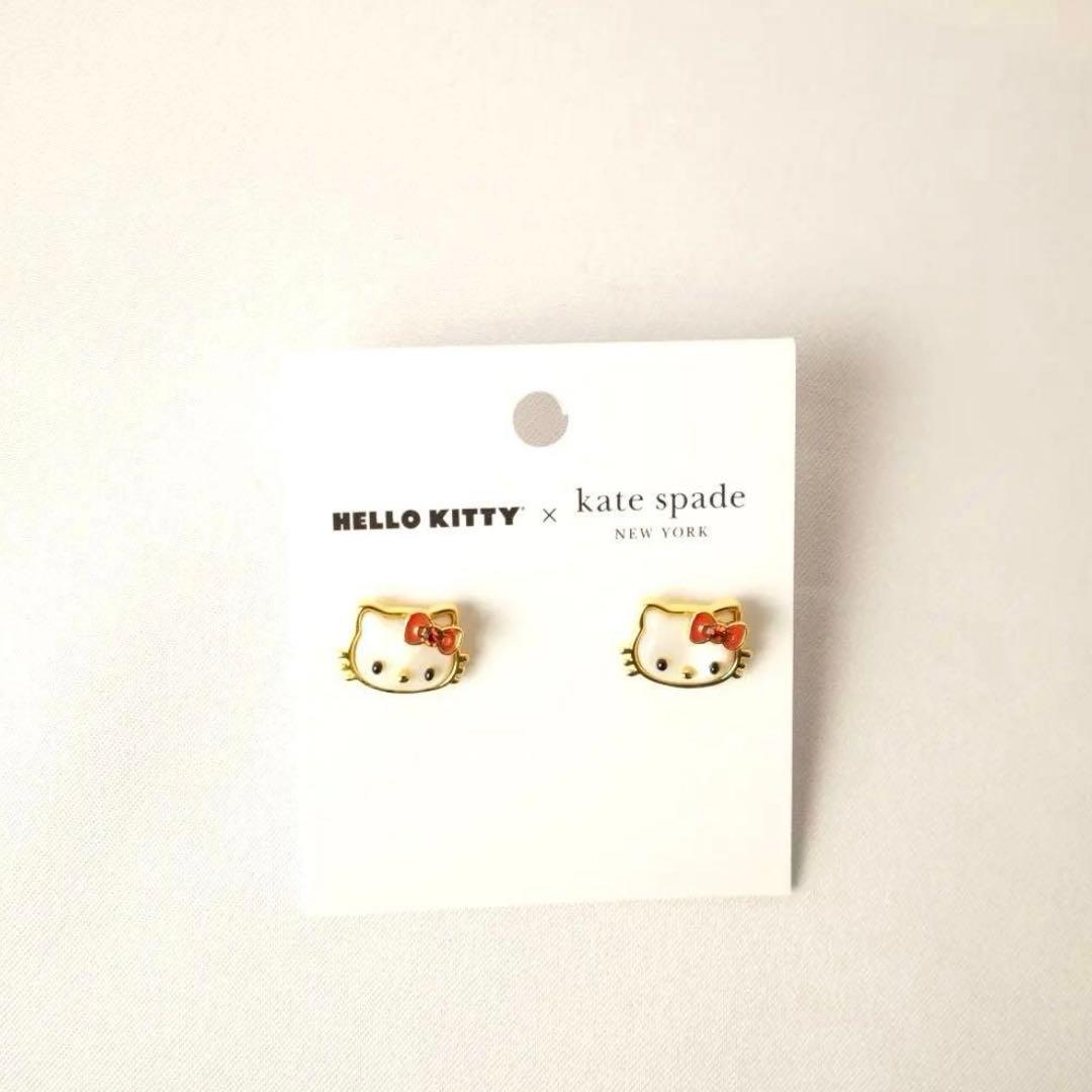 【完売品】ケイトスペード　ハローキティ ピアス