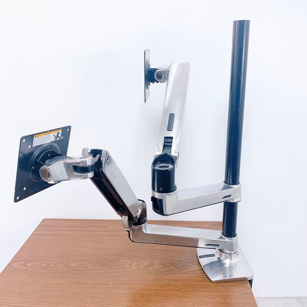 ERGOTRON エルゴトロン LX デュアルアーム長身ポールVESA対応