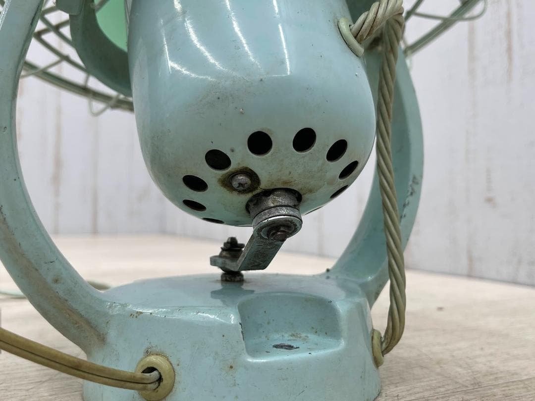 昭和レトロ ナショナル 天井吊り下げ扇風機 30RI 動作確認済 リモコン付き