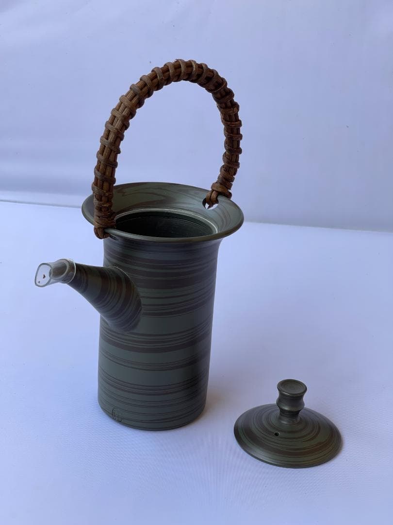常滑焼　小西洋平　源心彩　練込　急須　土瓶　茶道具　茶注　茶器