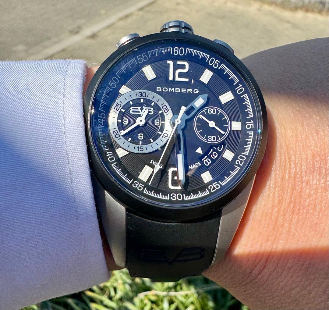 BOMBERG ボンバーグ クォーツ クロノグラフ 腕時計