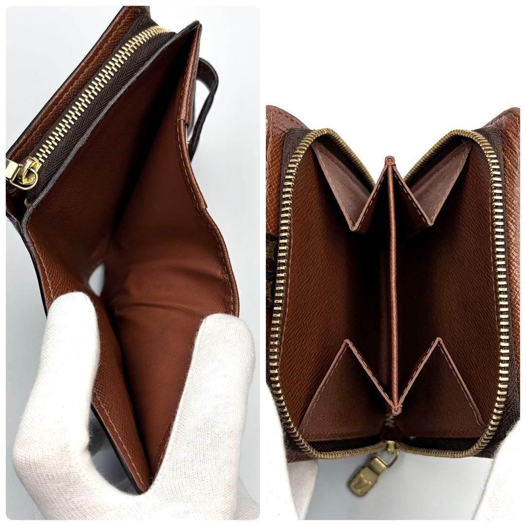 【本日限り✨】 ルイヴィトンコンパクトジップ モノグラム正規品保証Z393