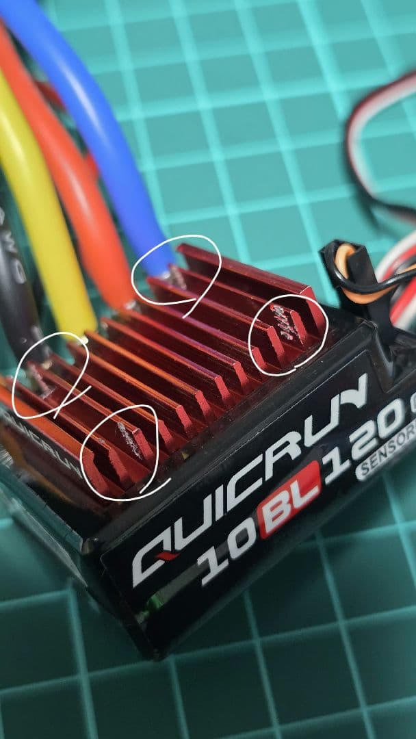 ★ ブラシレスモーター 17.5T ESC プログラムカード 3点セット★
