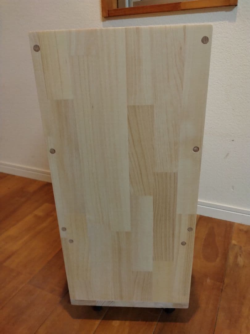 木製　ハンドメイド　オーダー　キャスター付き　BOX　ラック　シェルフ 棚