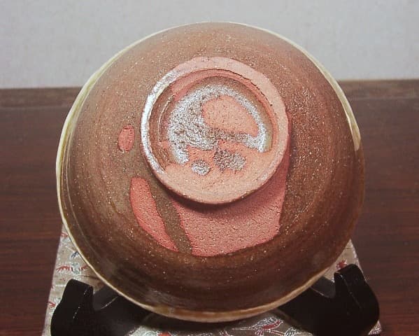 京焼・清水焼　今井政之 作　刷毛目　茶碗　無傷　合箱。