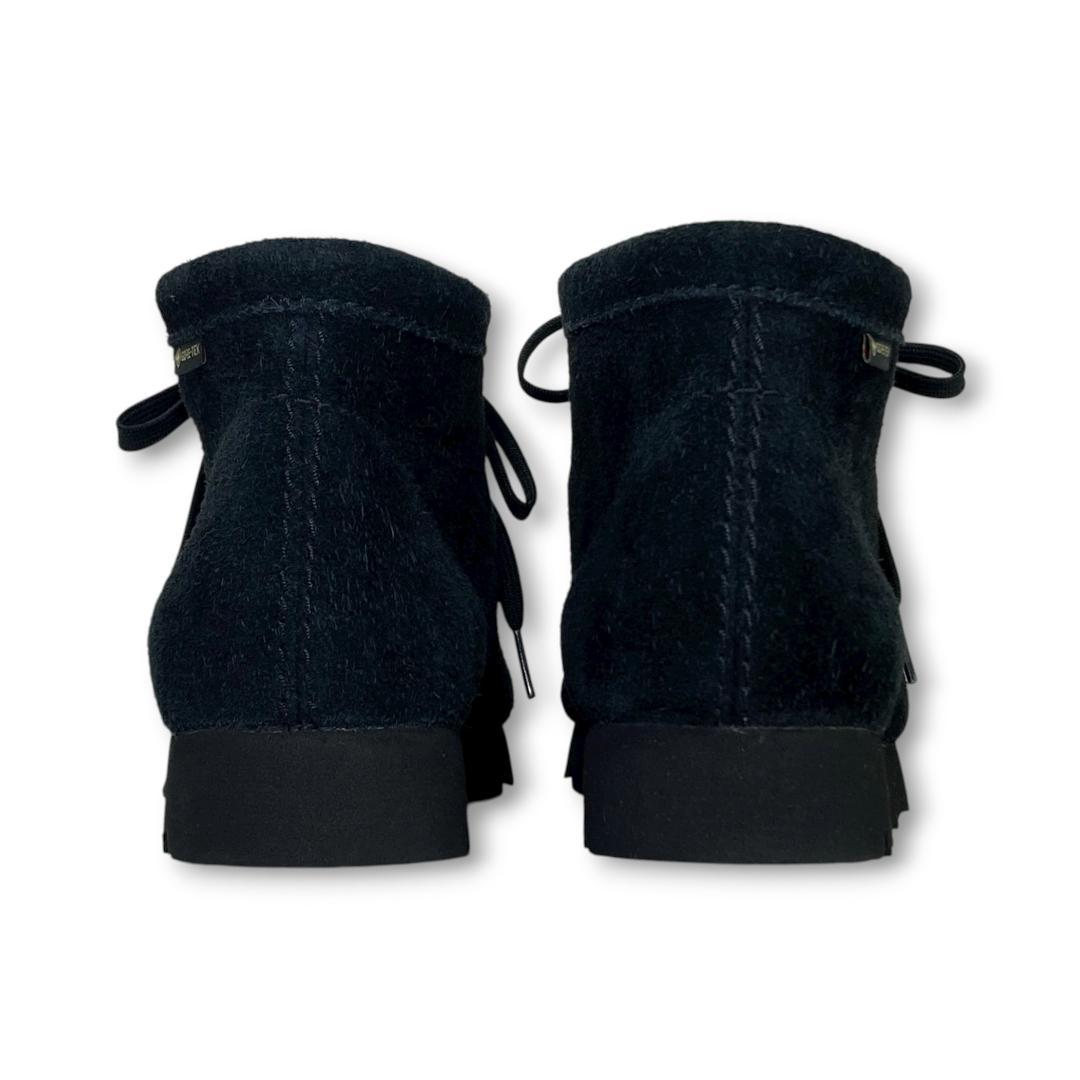 【極美品】クラークス ワラビーブーツ ゴアテックス UK7.5 ブラックスエード