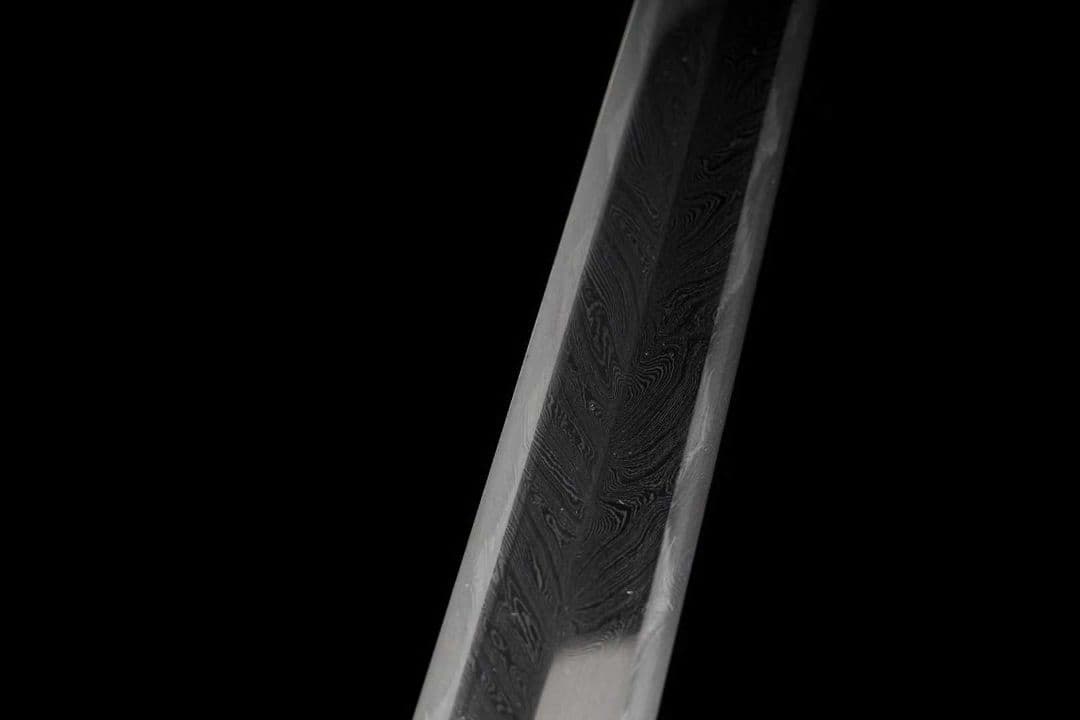 【紫檀麒麟短剣】古兵器 刀装具 日本刀　模造刀 居合刀 武士道 鑑賞用 美術刀