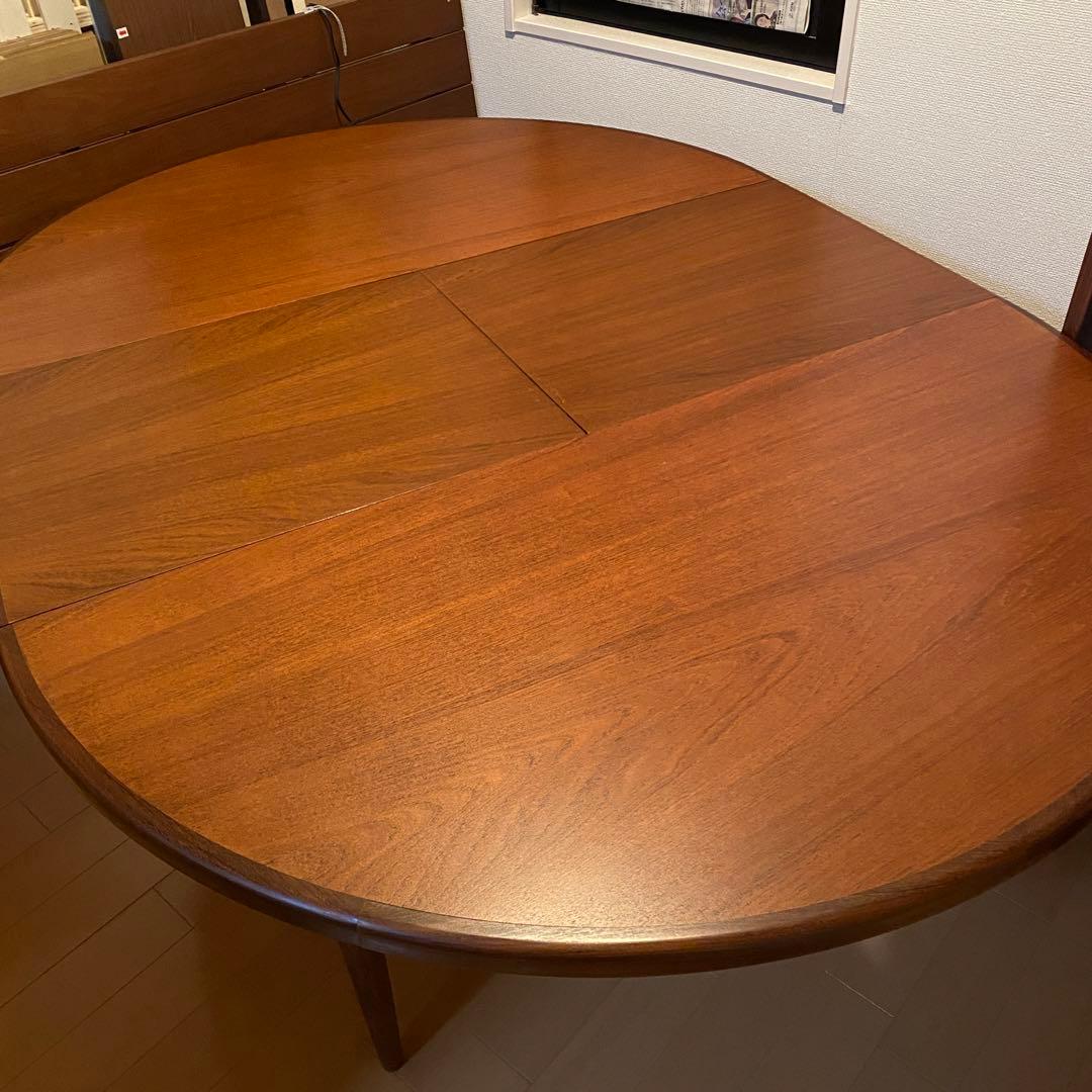 【送料込み】北欧ヴィンテージG-PLAN エクステンション ラウンドテーブル