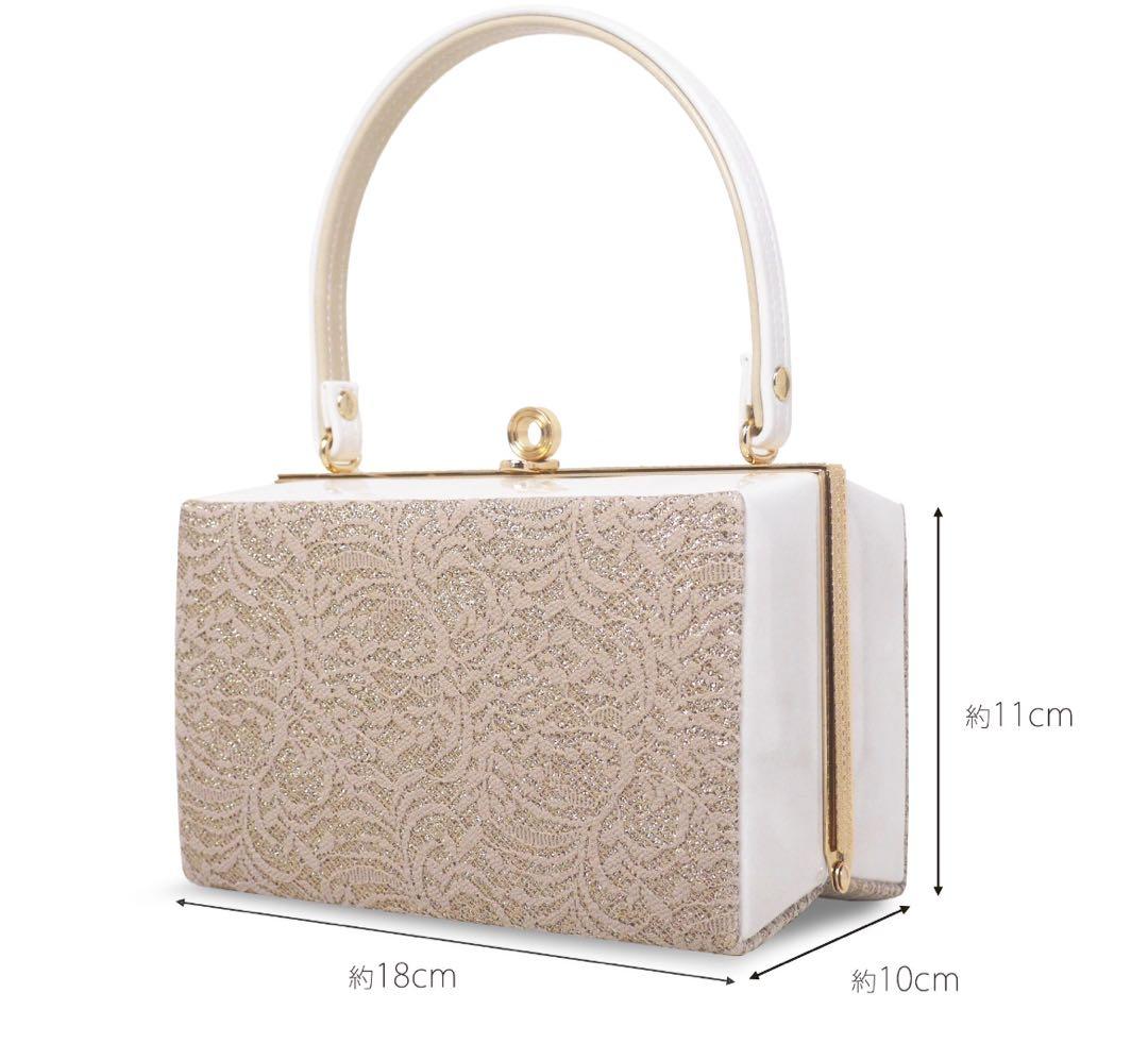 パール調草履とバッグセット