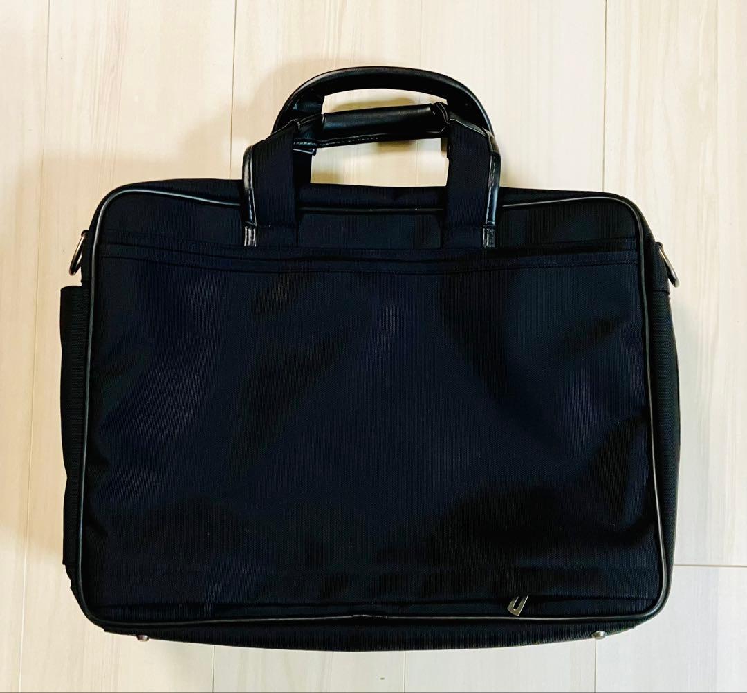 [値下]ANA DESIGN ナイロン製 ブラック ビジネスバッグ