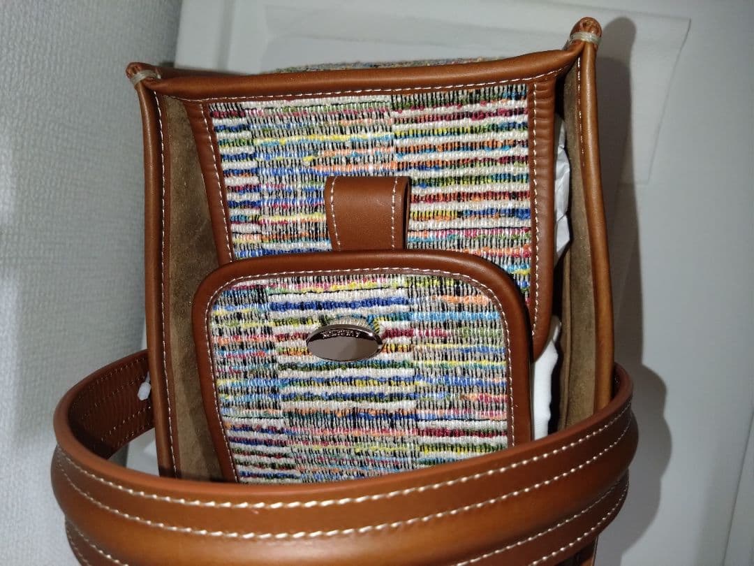 IENA購入★A VACATION・SEE SAW BAG LINE CHECK