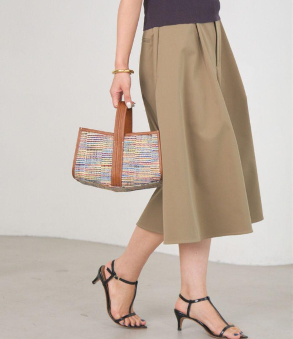 IENA購入★A VACATION・SEE SAW BAG LINE CHECK