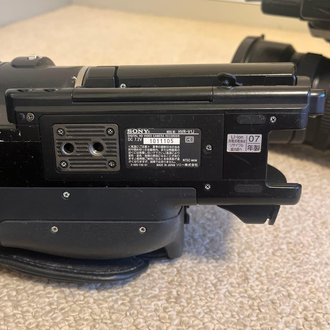 Sony HVRZ5J業務用ビデオカメラ本体2台ワイコン電池バッグオマケ付