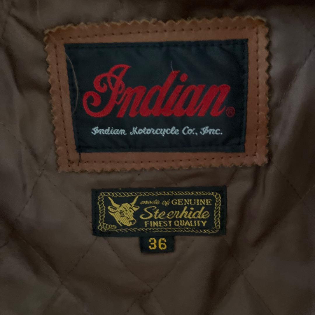 INDIAN MOTORCYCLE ステアハイドレザー シングルライダース