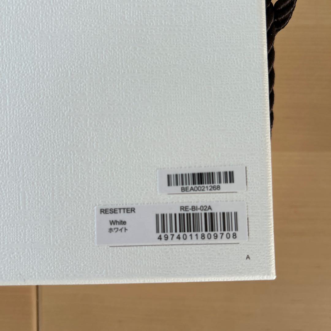 新品ReFa BEAUTECH RESETTERリファビューテックリセッター 白