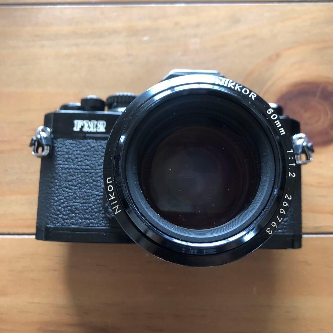 NIKON FM2 50mm f1.2 フィルムカメラ