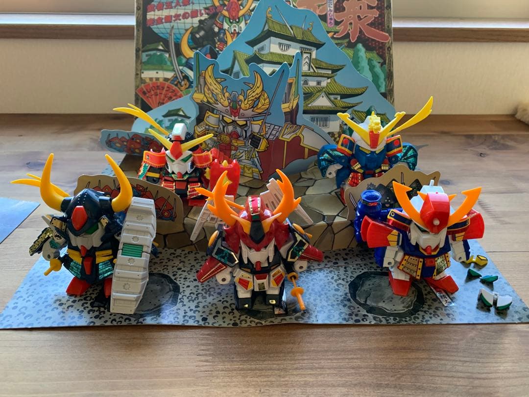 元祖SDガンダム 武者五人衆 組立済 中古