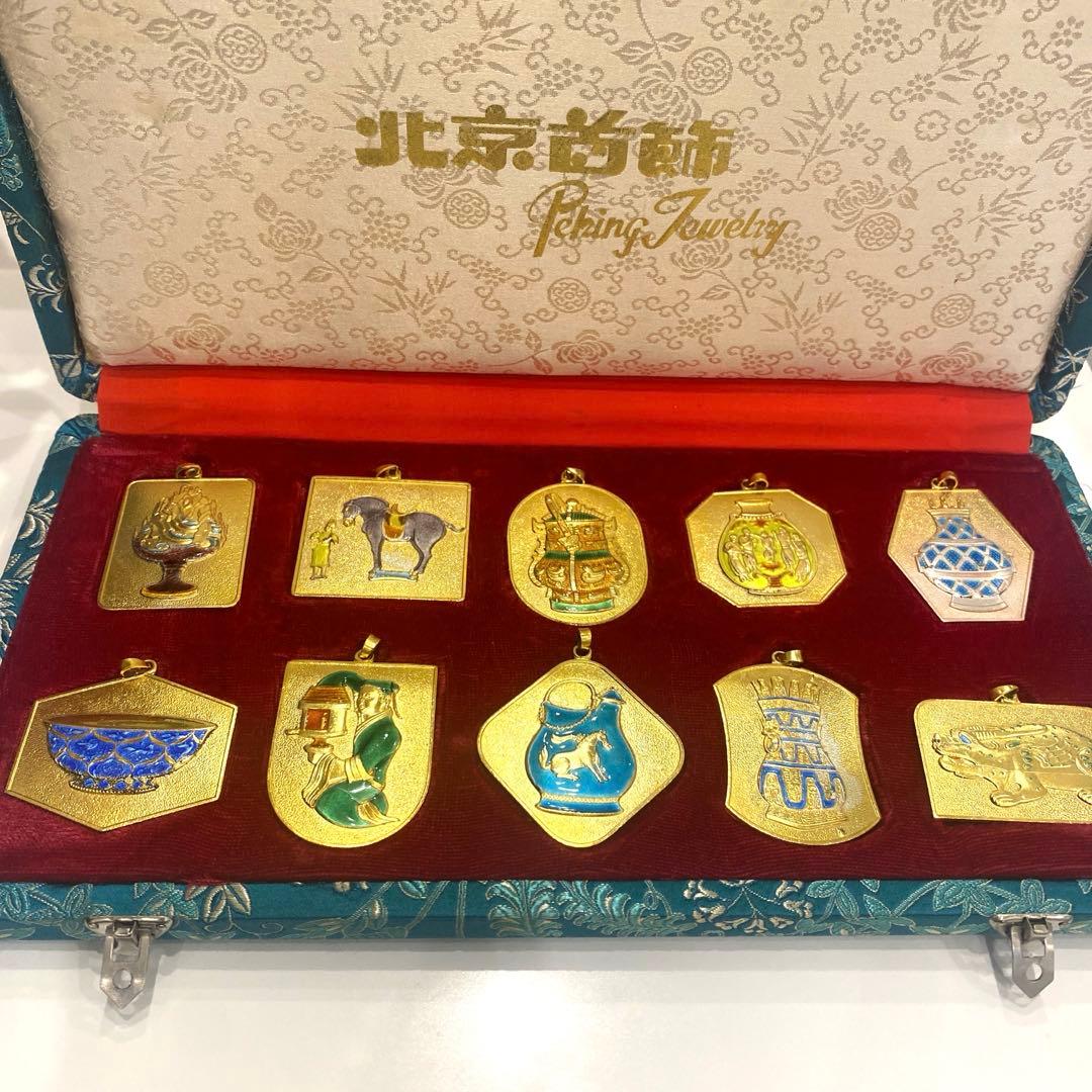 北京首飾　アンティーク　ネックレス　パーツ　中国