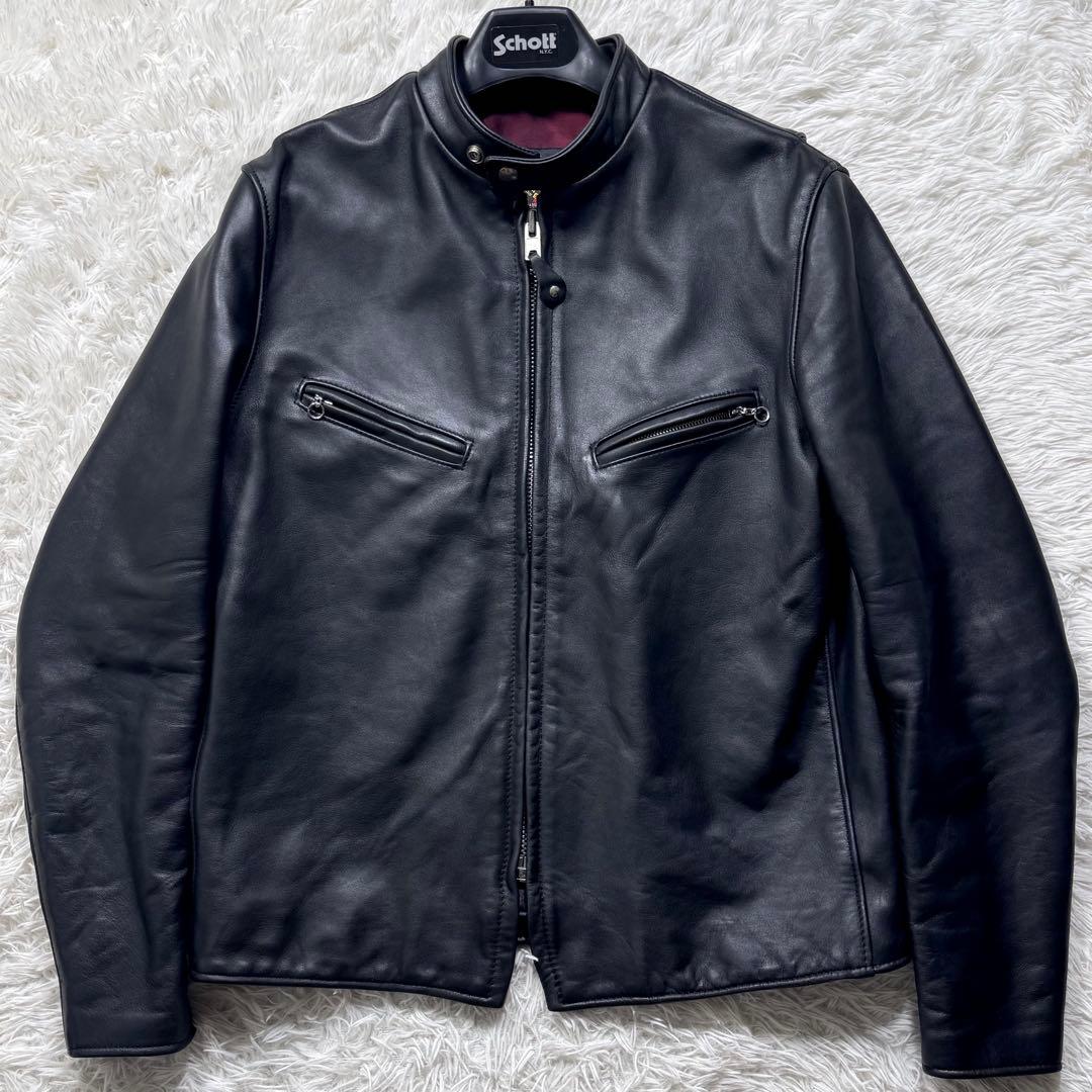 【極美品】schott ライダースジャケット　641xx #7009 40