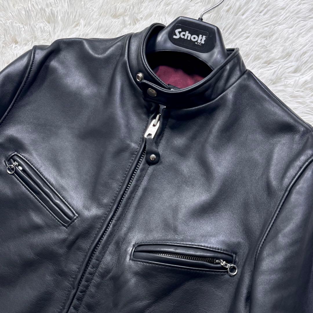 【極美品】schott ライダースジャケット　641xx #7009 40